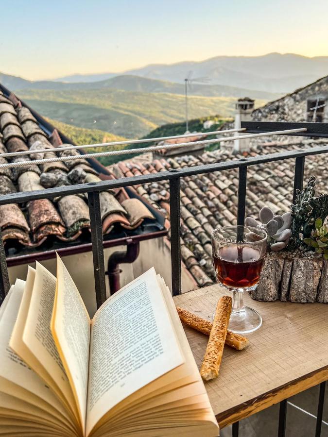 Апартаменты I Due Gradoni Stone House Pacentro Экстерьер фото